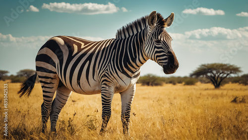 Zebra in Botswana National Park