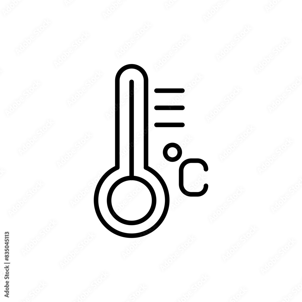 Celcius Temperature outline icons, minimalist vector illustration ,simple transparent graphic element .Isolated on white background Celcius Temperature outline icons, minimalist vector illustration ,simple transparent graphic element .Isolated on white background