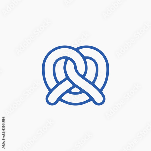 pretzel bakery good sign icon