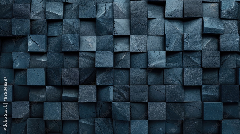 Dark gray abstract mosaic texture of small cubes. Dark gray abstract mosaic texture of small cubes.