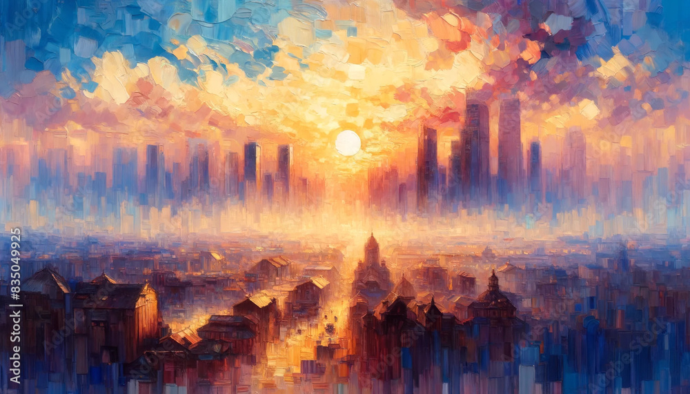 朝焼けの夕日 | Generative AI
朝焼けの夕日 | Generative AI