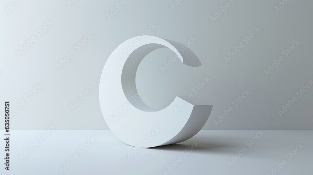 New product symbol on a blank white backdrop Three dimensional rendering New product symbol on a blank white backdrop Three dimensional rendering