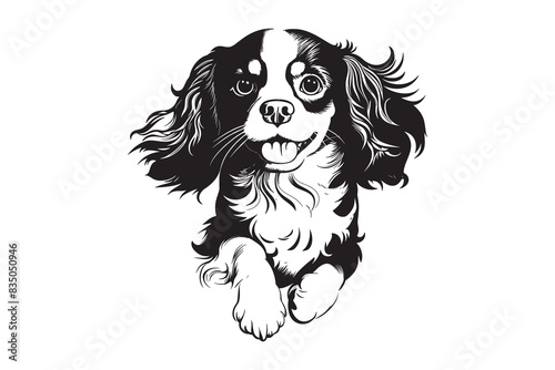 Cavalier King Charles Spaniel illustration