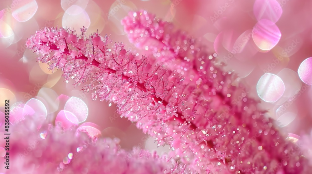 Close-up of vibrant pink coral with a bokeh background, showcasing the intricate details and textures of marine life. Close-up of vibrant pink coral with a bokeh background, showcasing the intricate details and textures of marine life.