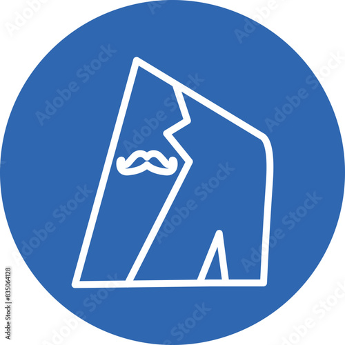 Lapel Pins line circle icon