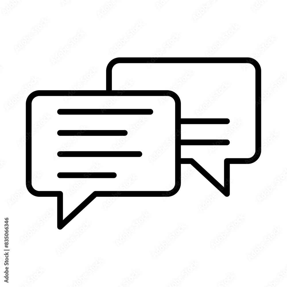 Chat line icon