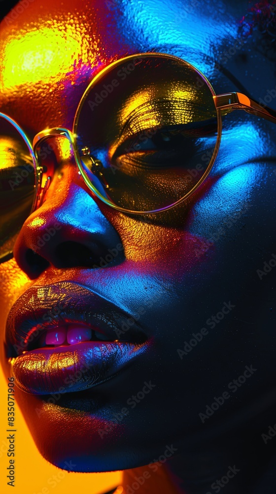 Neon Glow Fashion Editorial Neon Glow Fashion Editorial