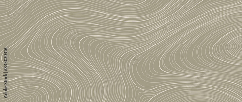 Abstract line art background vector. Minimalist pencil hand drawn contour doodle scribble curve lines style background. Design illustration for fabric, print, cover, banner, decoration, wallpaper.