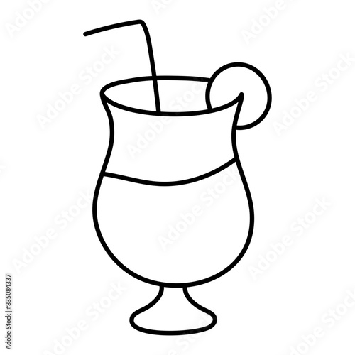 Lemonade icon, editable vector

