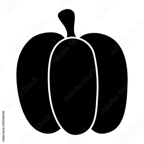 A perfect design icon of capsicum

