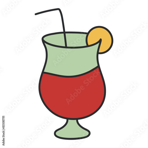 Lemonade icon, editable vector

