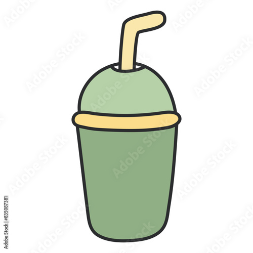 An editable design icon of takeaway drink    © Vectorslab