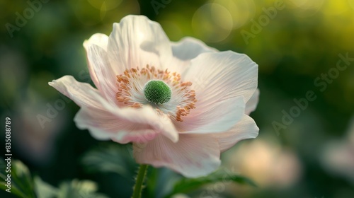 Anemone Flower created with Generative AI Technology, ai, generative
