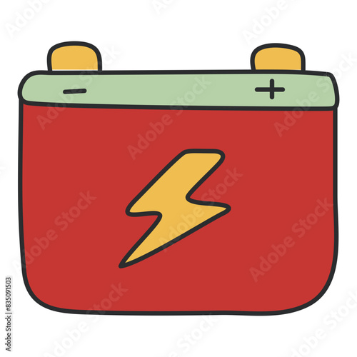 An icon design of stormy season 

