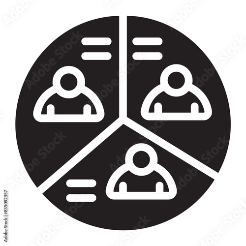 demographic glyph icon