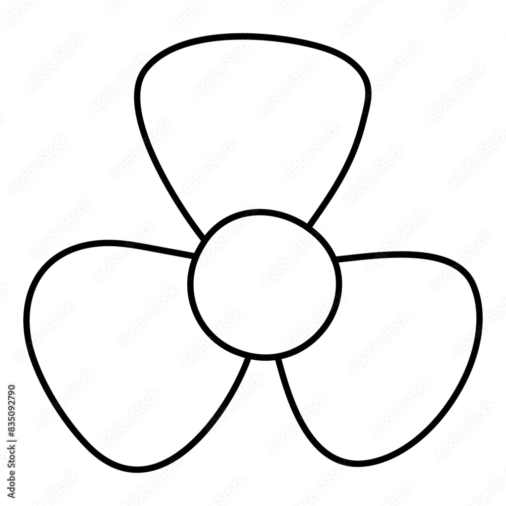 A beautiful design icon of flower petals
A beautiful design icon of flower petals