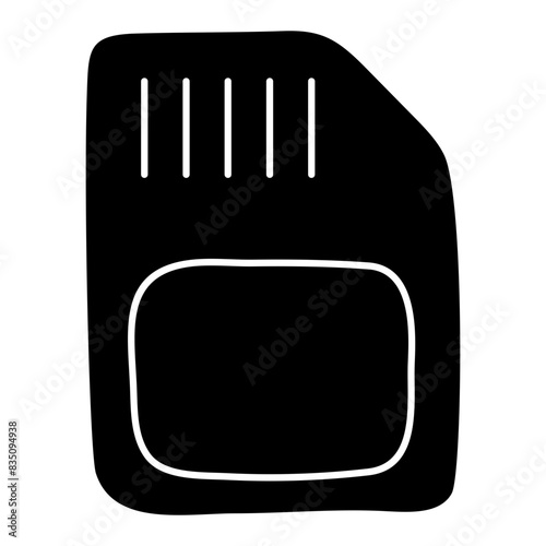 A creative design icon of mobile sim 

