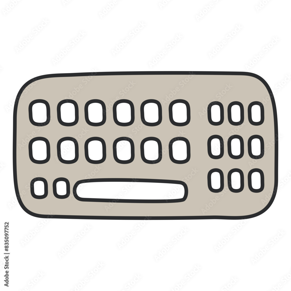 Editable design icon of keyboard
Editable design icon of keyboard