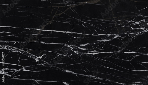 Tablou pe pânză Black marble stone pattern