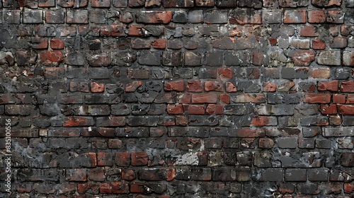 Textured Brick Wall Weathered Look photo