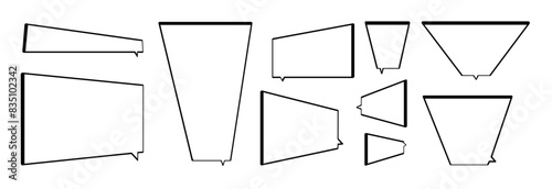 Frames for text in the style of Hand drawn.