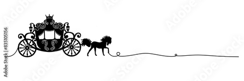 cinderella carriage silhouette	