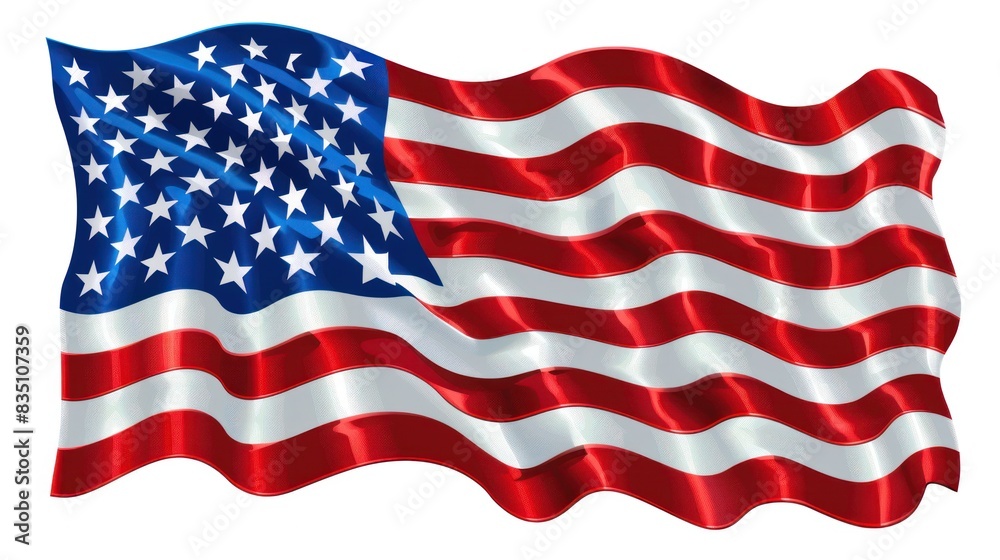American flag background, USA flag. Image with Copy space for design.