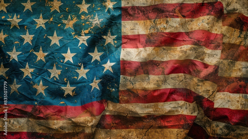 American flag background, USA flag. Image with Copy space for design. American flag background, USA flag. Image with Copy space for design.