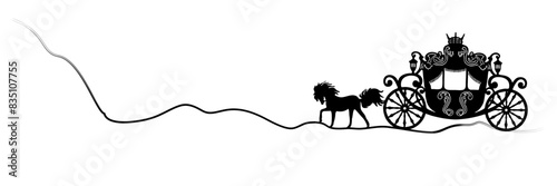 cinderella carriage silhouette	