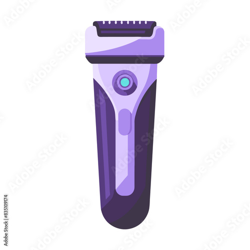 Electric razor top view