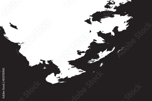 Black and white grange vector texture