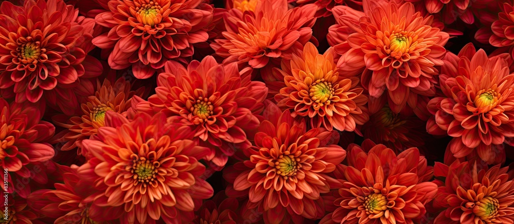 Chrysanthemums used as a backdrop for copy space image. Chrysanthemums used as a backdrop for copy space image.