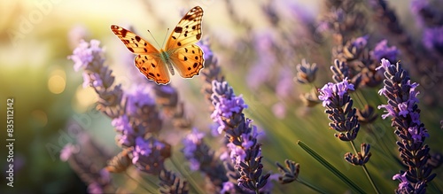 A stunning Argynnis paphia ...