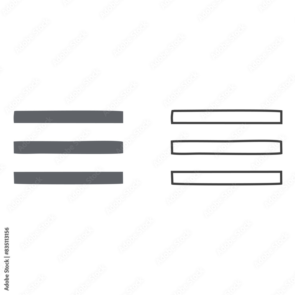 menue icon Menu Icon set. web menu icon. hamburger menu symbol
