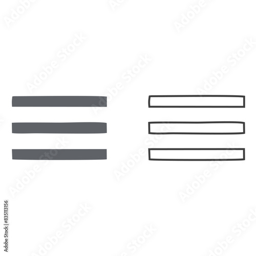 menue icon Menu Icon set. web menu icon. hamburger menu symbol