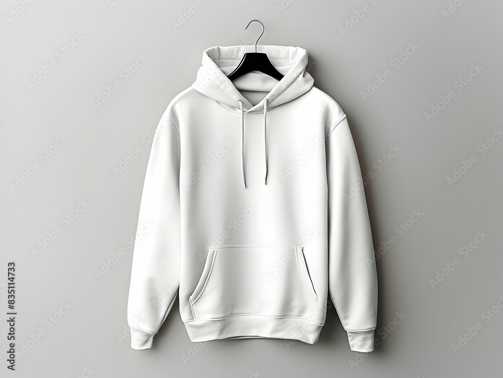 Premium Hoodie mockup, fashionable hoodie on hanger, Clothing mockup, apparel hoodie mockup