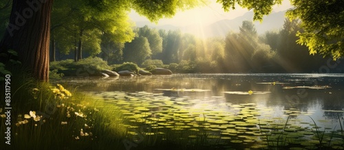 Nature's beauty is reflecte...