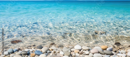 Close-up of smooth beach pe...