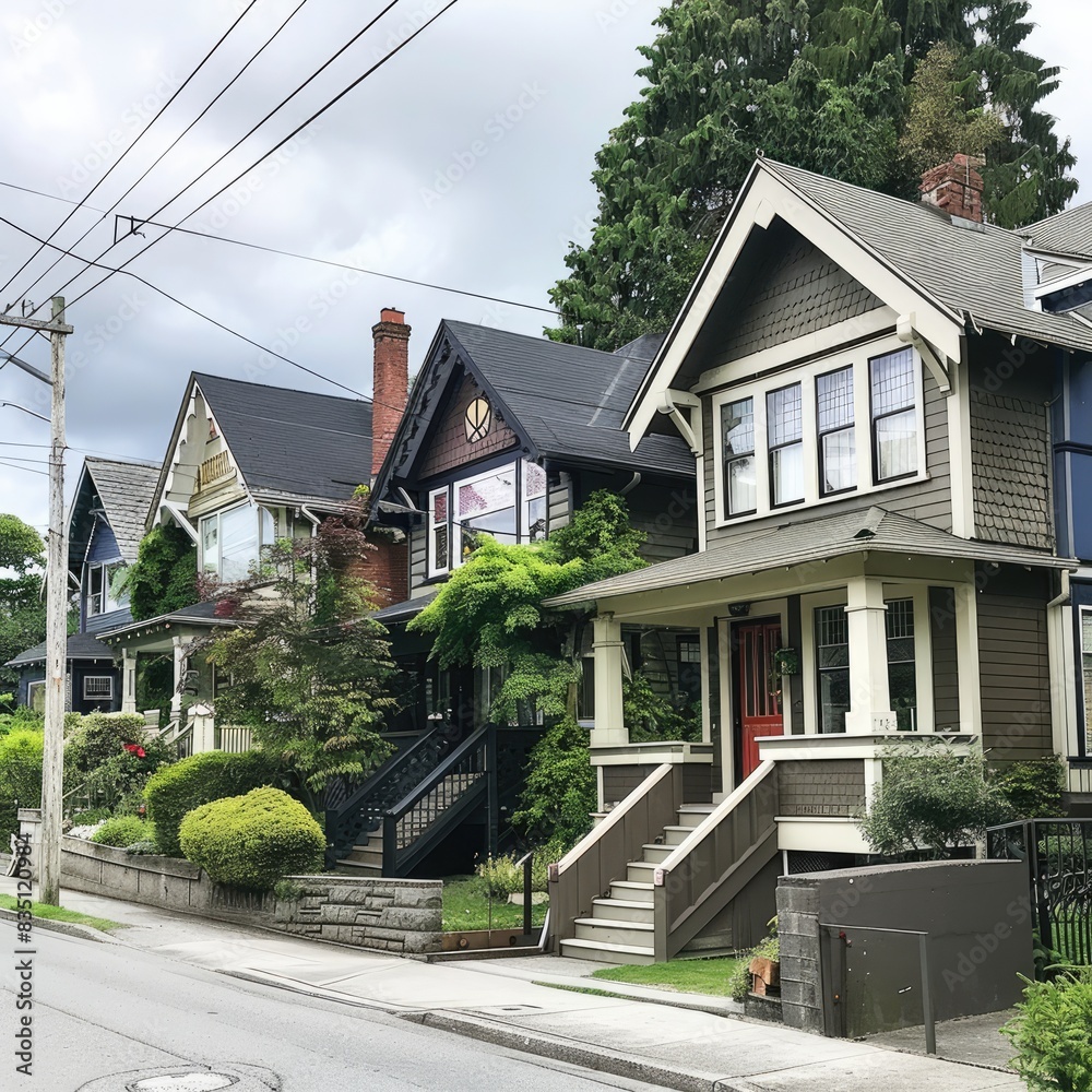 Raw Style: Similar Looking Houses in a Row – Uniformity and Simplicity in Modern Architecture Raw Style: Similar Looking Houses in a Row – Uniformity and Simplicity in Modern Architecture