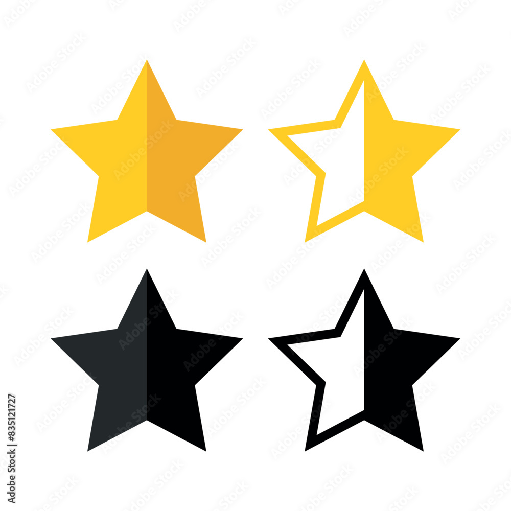 Star Half Shadow Set Star Half Shadow Set