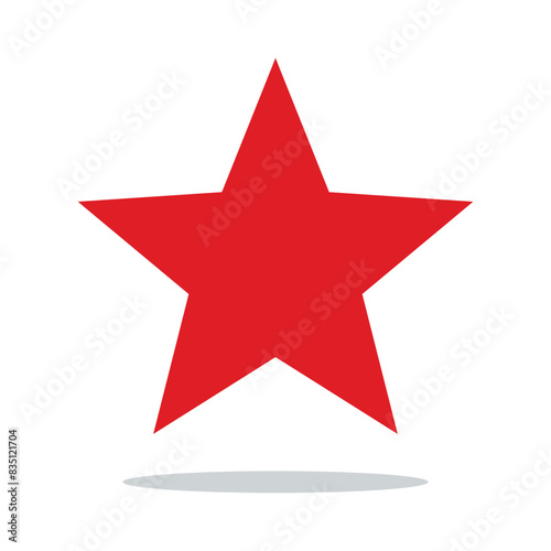 Red Star Flat Style