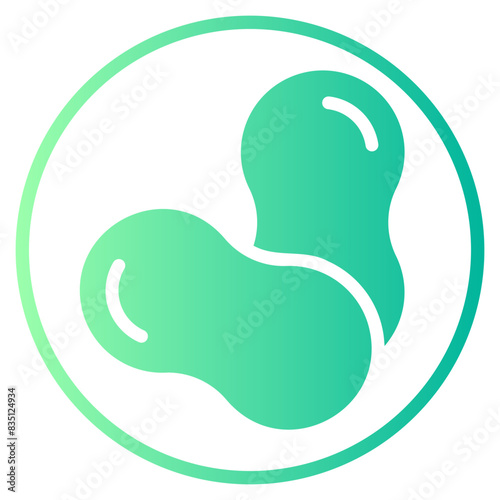 peanut gradient icon