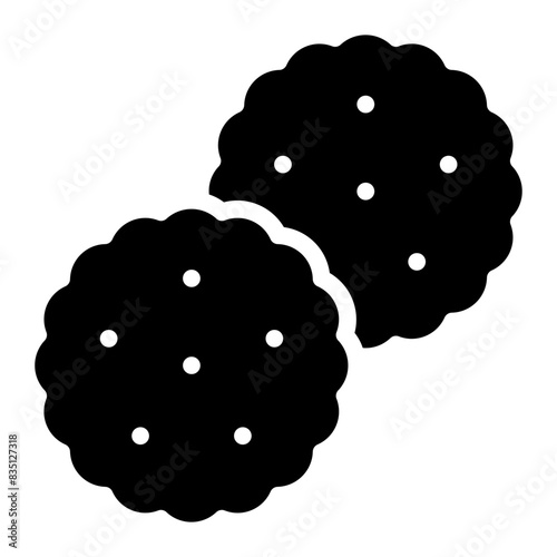 Cracker glyph icon