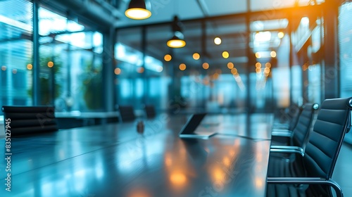 Wallpaper Mural professional meeting modern office captured using HighSpeed Photography InBody Image Stabilization freeze interactions highlight professional ambiance The blurred background adds focus to the meeting Torontodigital.ca