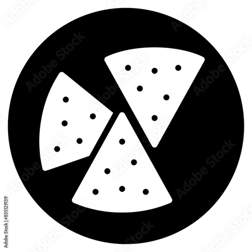 nachos glyph icon