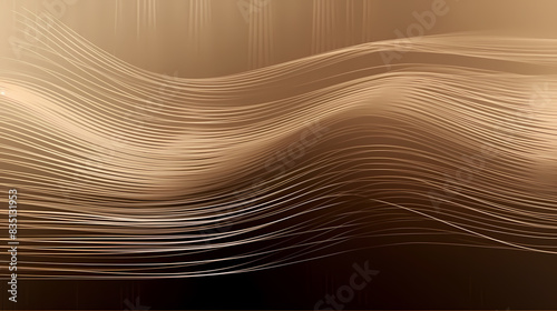 abstract light brown background with lines. illustration technology