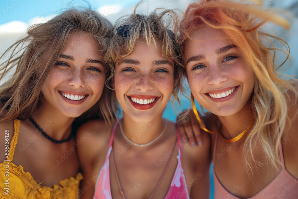 Portrait of happy multiracial friends embracing and smiling
Portrait of happy multiracial friends embracing and smiling