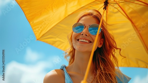 woman with umbrella