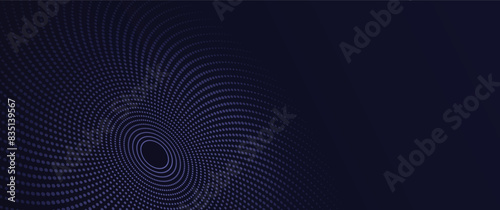 abstract dotted line perspective vortex with gradient  geometric pattern design with copy space  for background  presentation  element