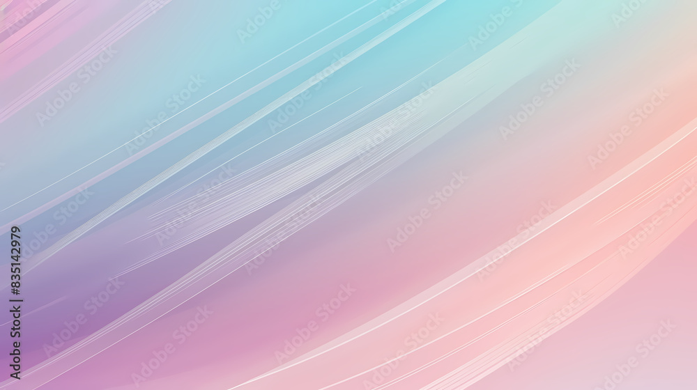 Fototapeta premium abstract pastel colors background with lines. illustration technology